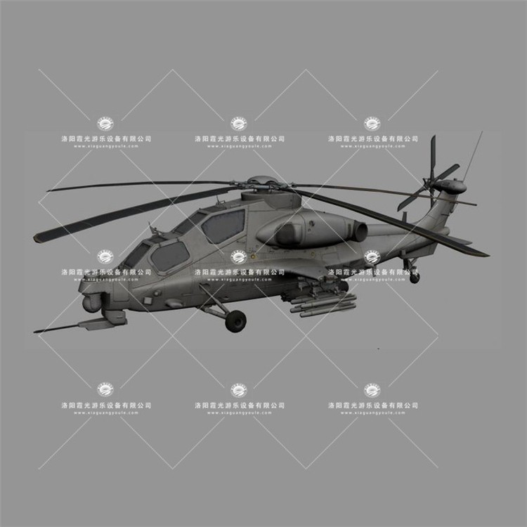 阜阳武装直升机3D模型